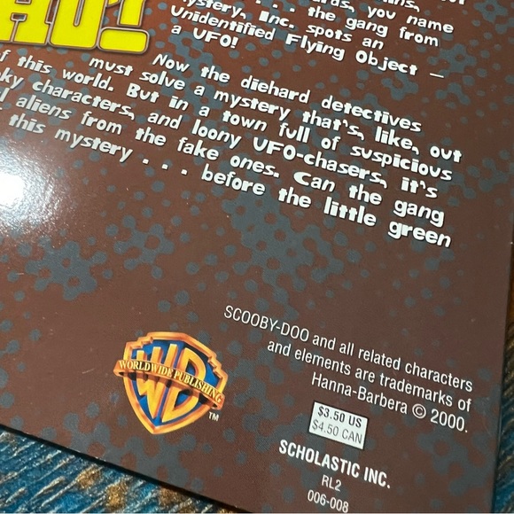 Vintage Y2K, Scooby-Doo, scholastic, books set of three with tattoos - Picture 7 of 11